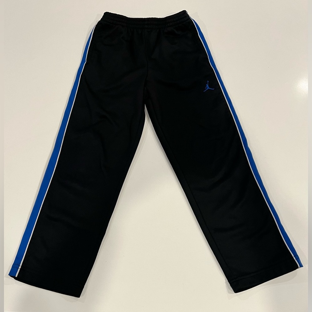 Boy’s Jordan Black, Blue & White Sweatpants